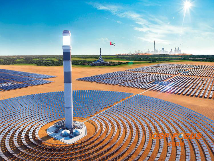 Dubai 950MW CSP+PV Noor Energy 1 breaks 8 world records